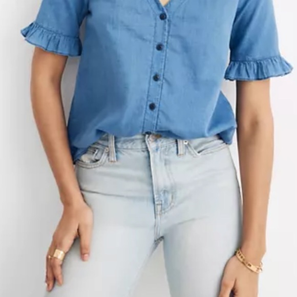 MADEWELL Chambray blouse - Picture 5 of 6